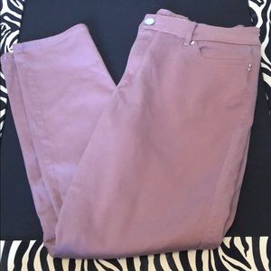 Rose Mauve Skinny Leg Jeans